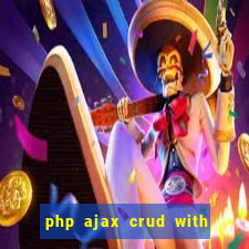 php ajax crud with datatables and bootstrap modals